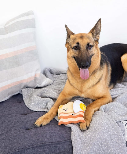 Barkfast Dog Toys, Set of 3, Plush Pet