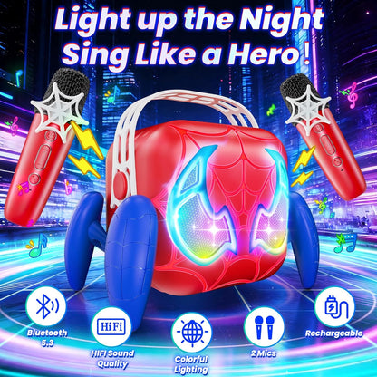 Karaoke Machine for Kids Red & Blue 
