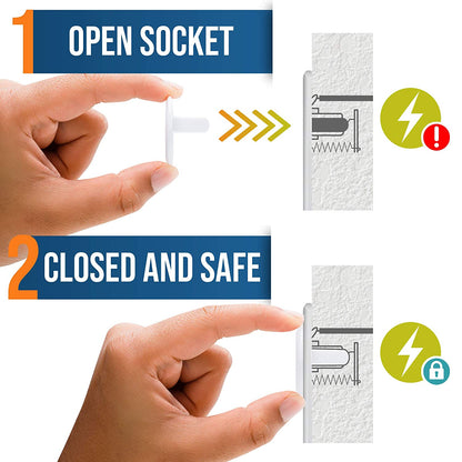Clear Outlet Covers (50 Pack) Value Pack