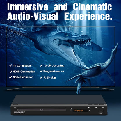 Region-Free HDMI DVD Player for TV
