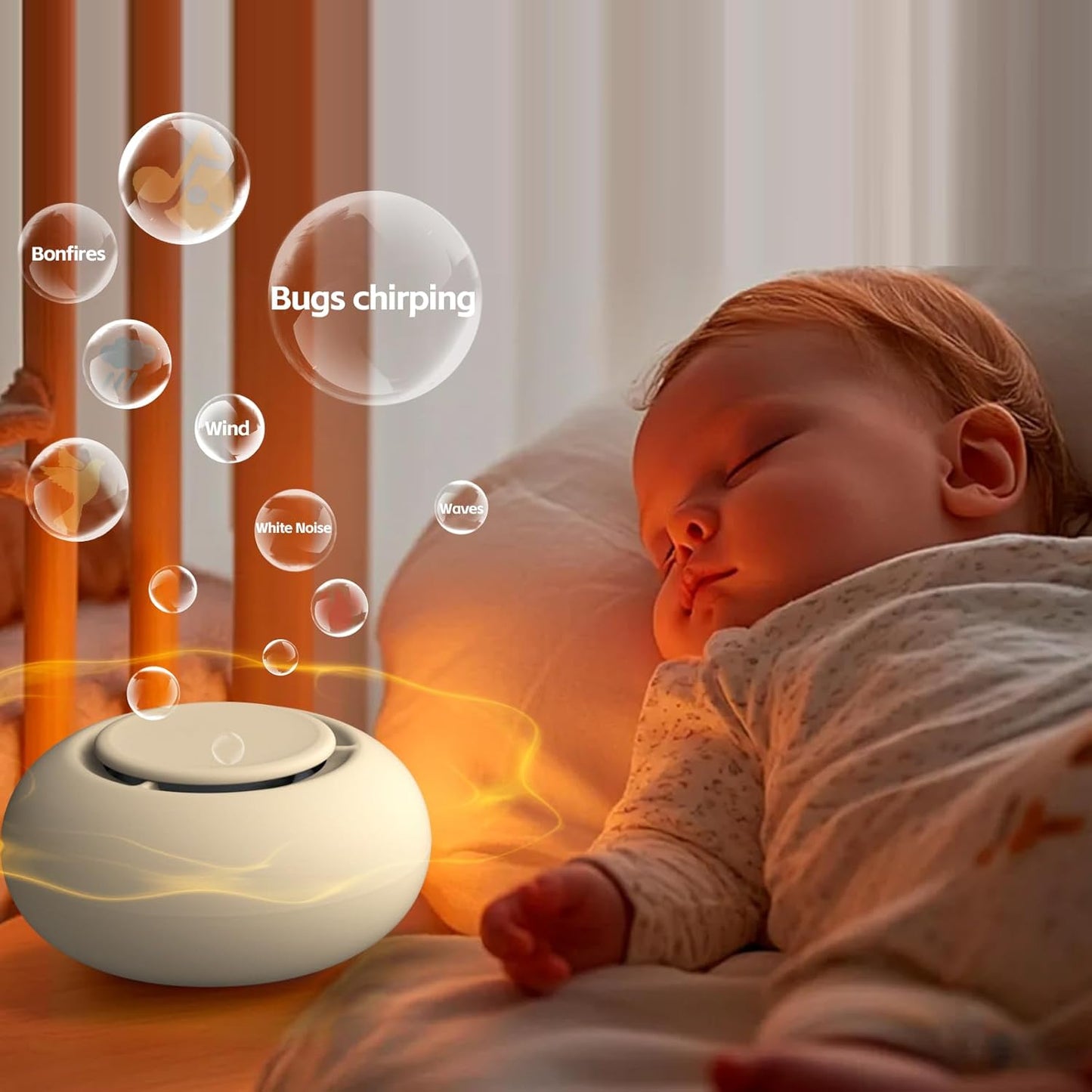 Portable Baby Sound Machine [White Noise