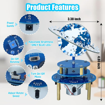 Soldering Practice Project Kit DIY Globe