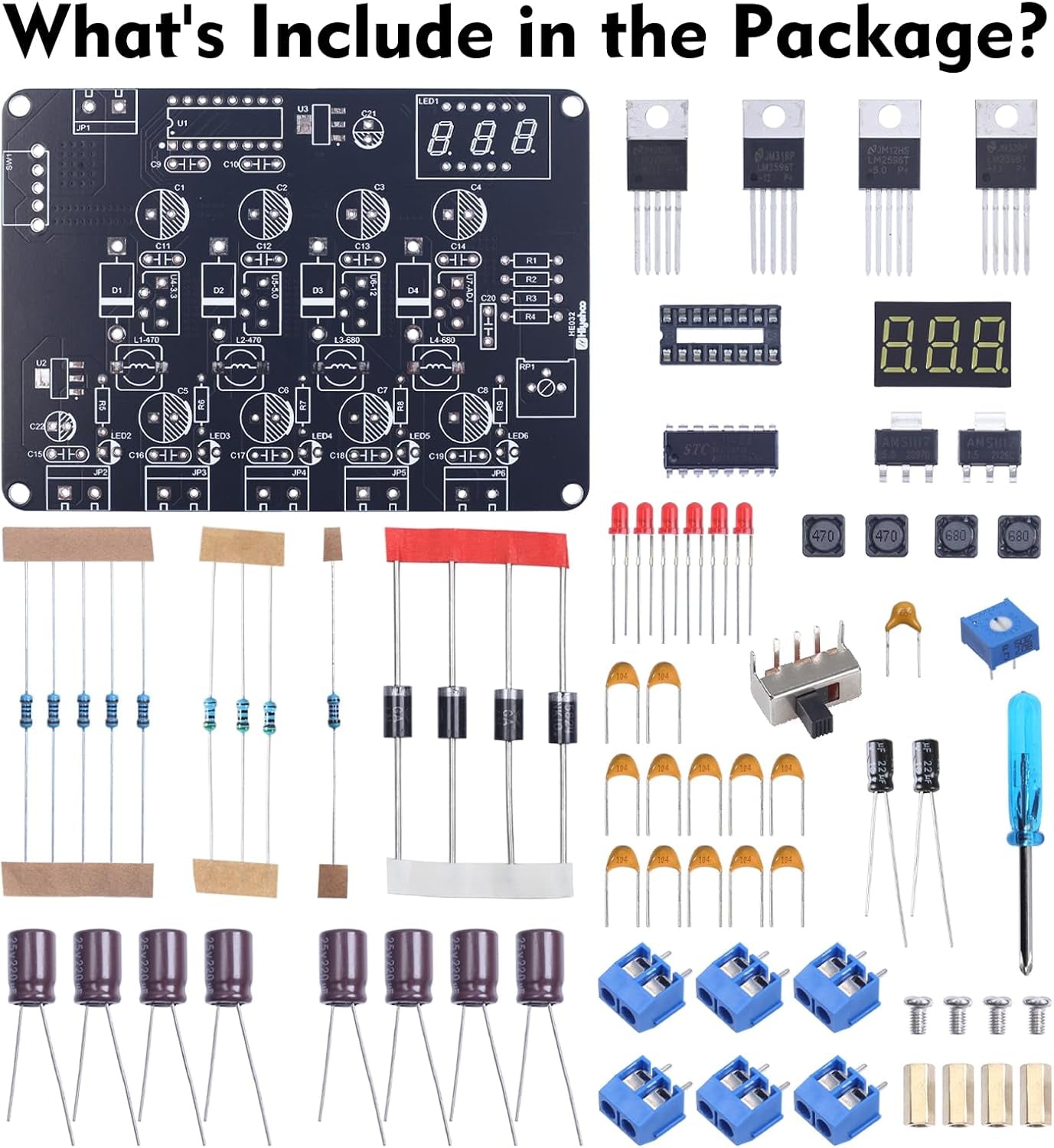 LM2596 Adjustable Power Supply Soldering