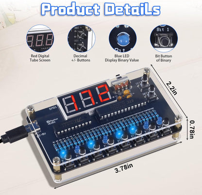 DIY Soldering Project Kit Binary Decimal