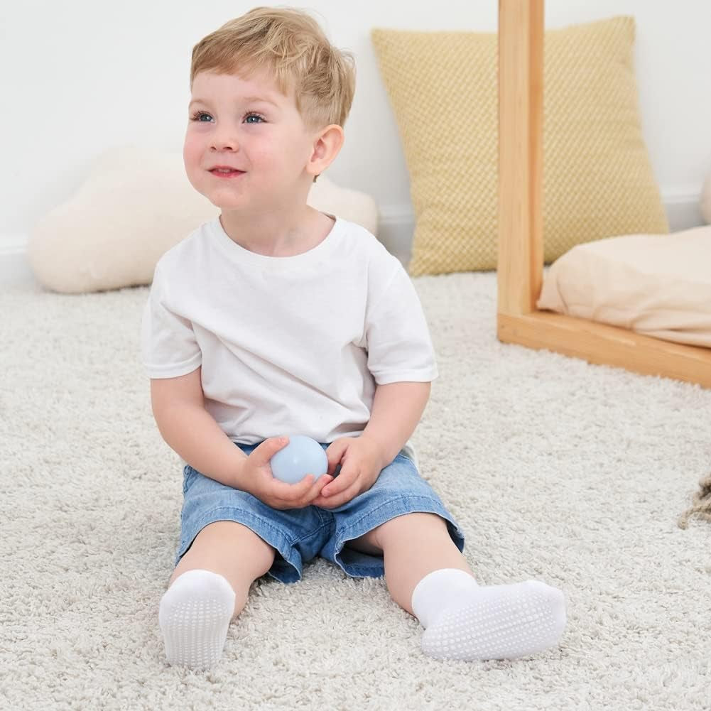 Baby Non Slip Grip Crew Socks
