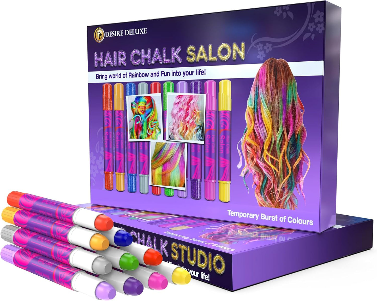 - Girls Gifts Hair Chalk 10 Temporary 