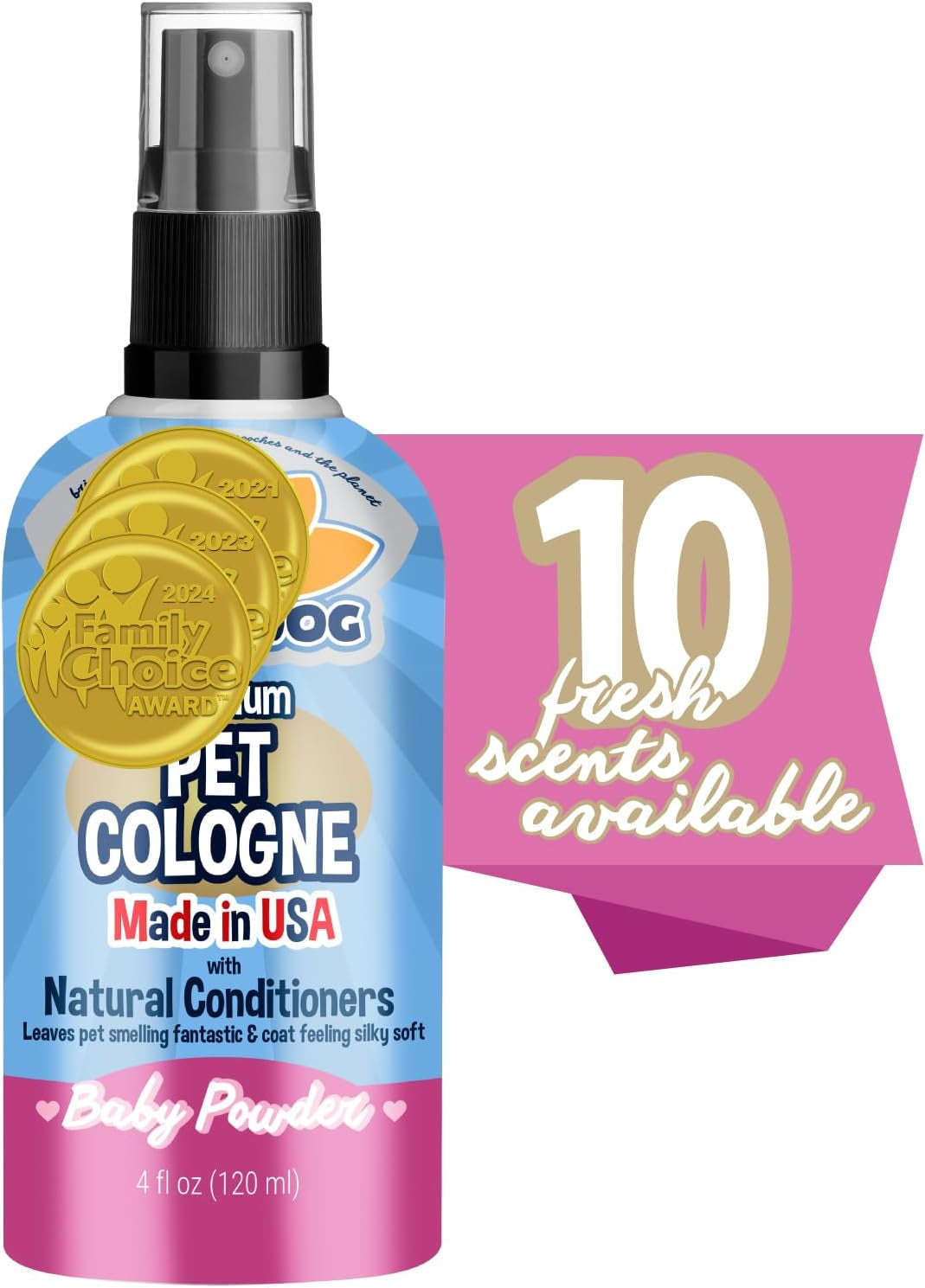 Premium Dog Cologne - Deodorizing Dog 
