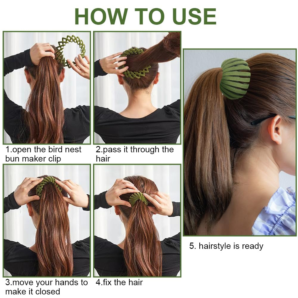 Bird Nest Magic Hair Clip - Expandable