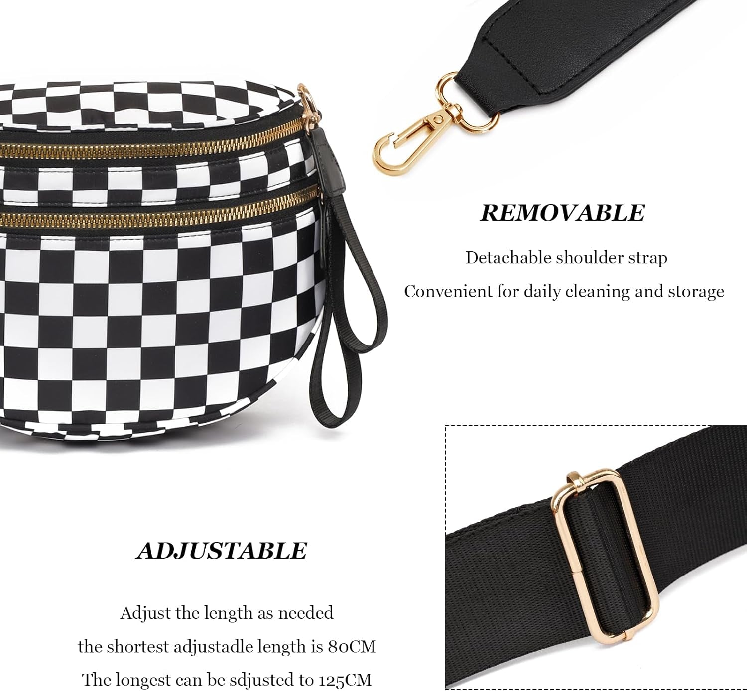 Crossbody Bags for Women Nylon Fanny