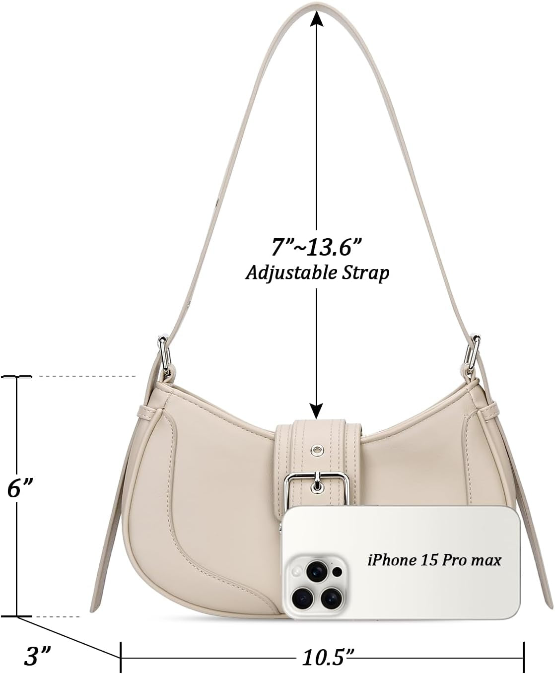 Shoulder Bags for Women Retro Crescent