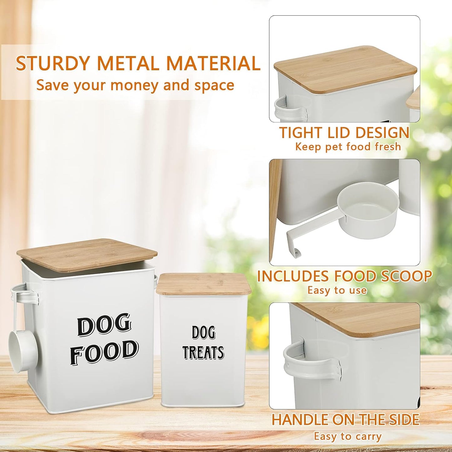 Dog Food Storage Container Farmhouse Pet