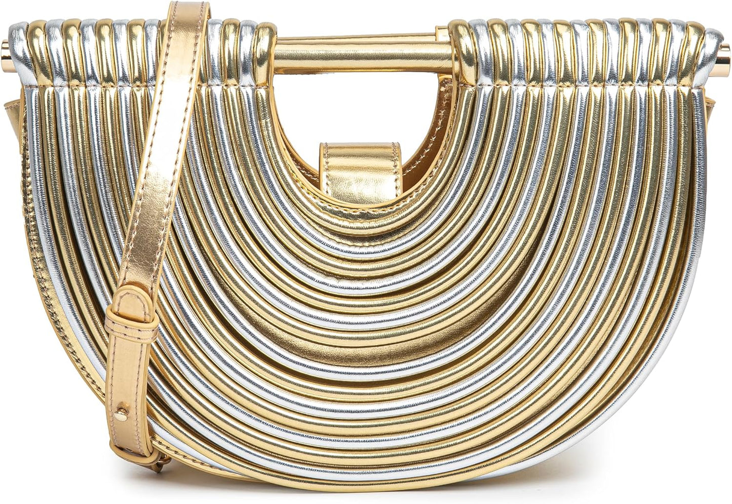 Trendy Woven Evening Clutch Purse