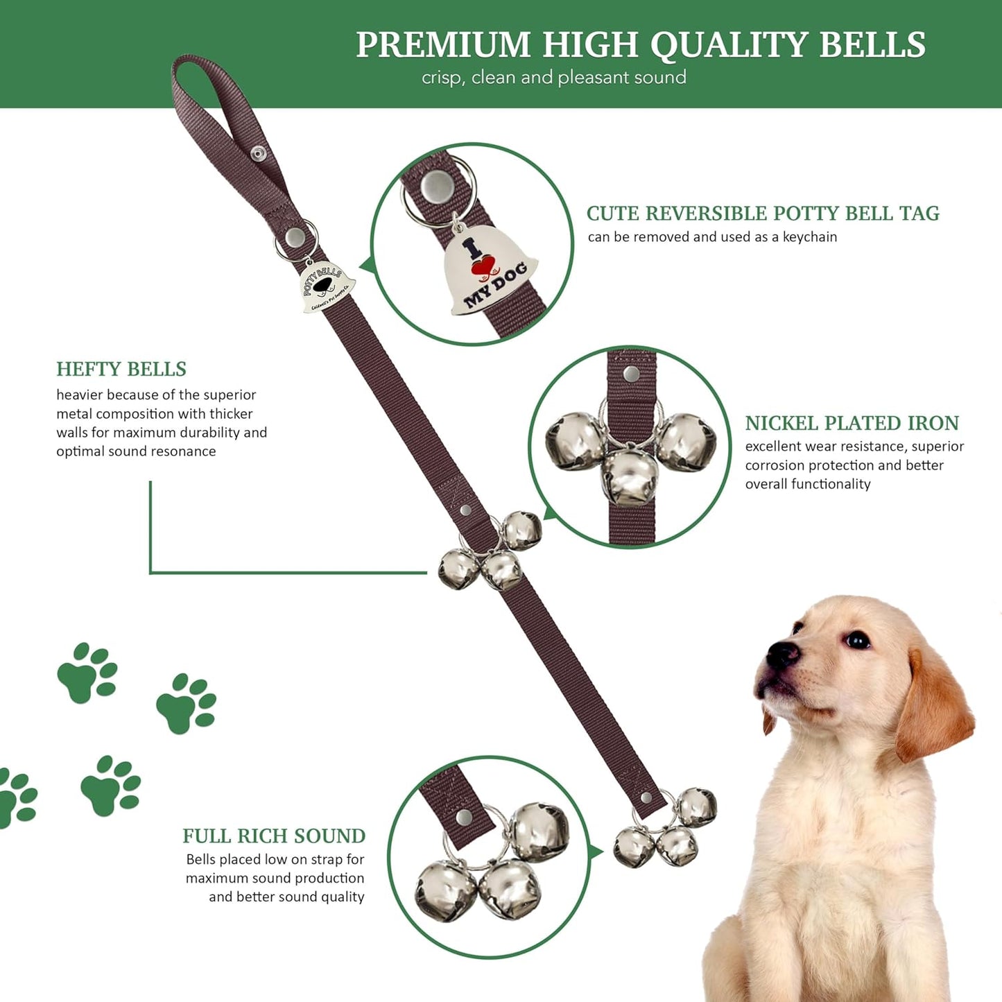 Dog Potty Bells, Dog Door Bell, Bells 