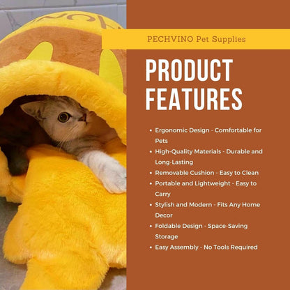 Honey Pot Cat Bed Comfortable  Foam