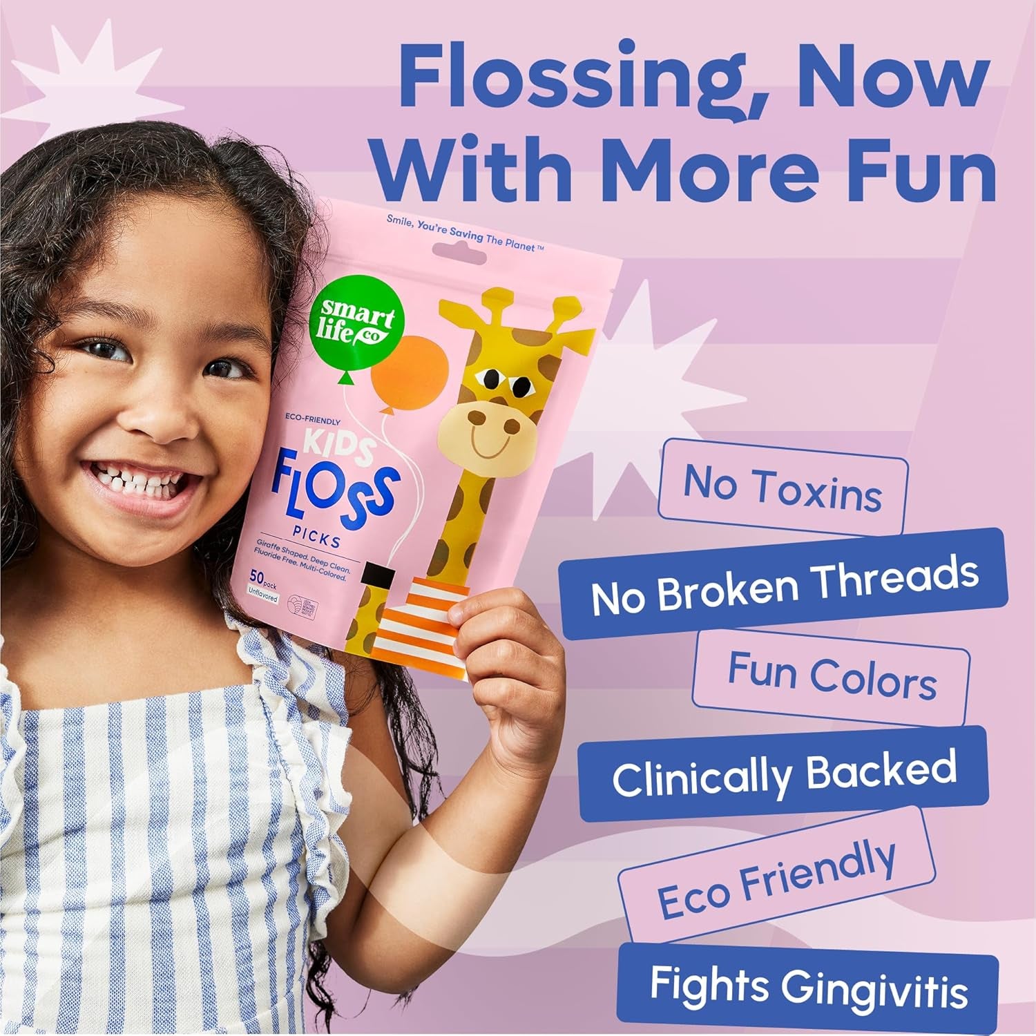 Eco-Friendly Kids Flossers (200Ct)