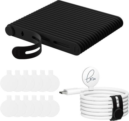 32Pcs  Cable Labels and Silicone Cable 