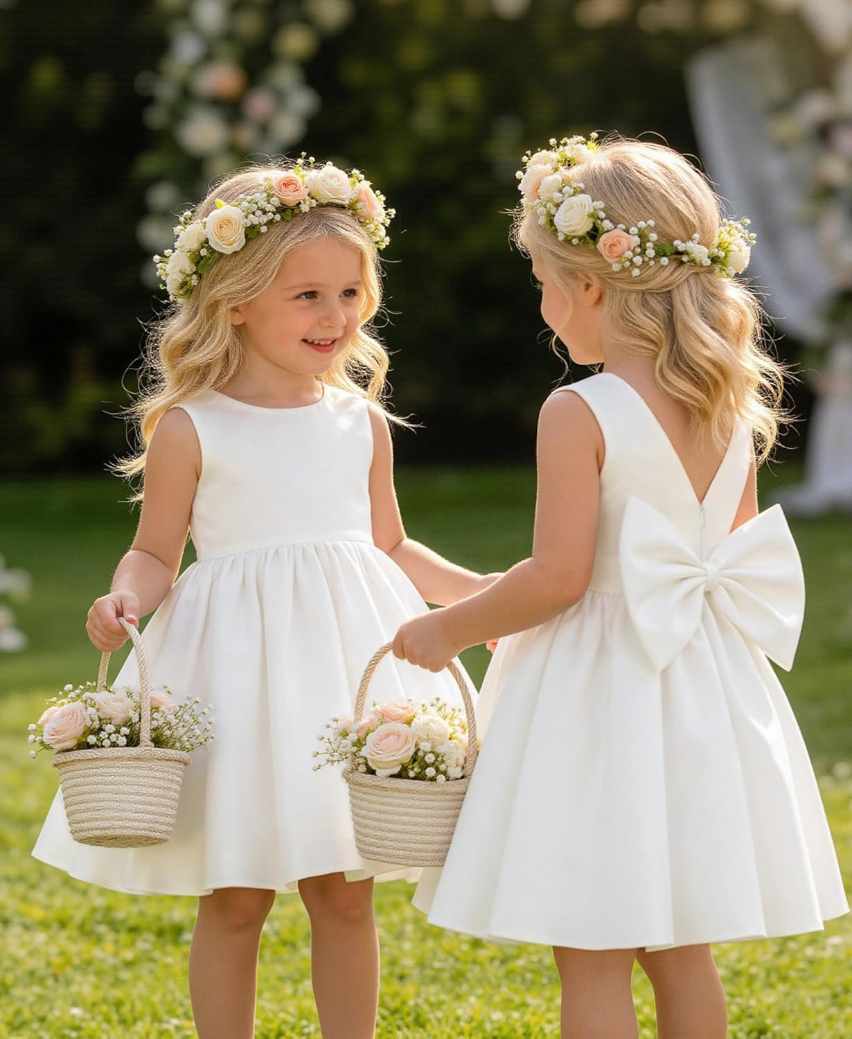 Toddler Baby Girls Dress Wedding Flower 