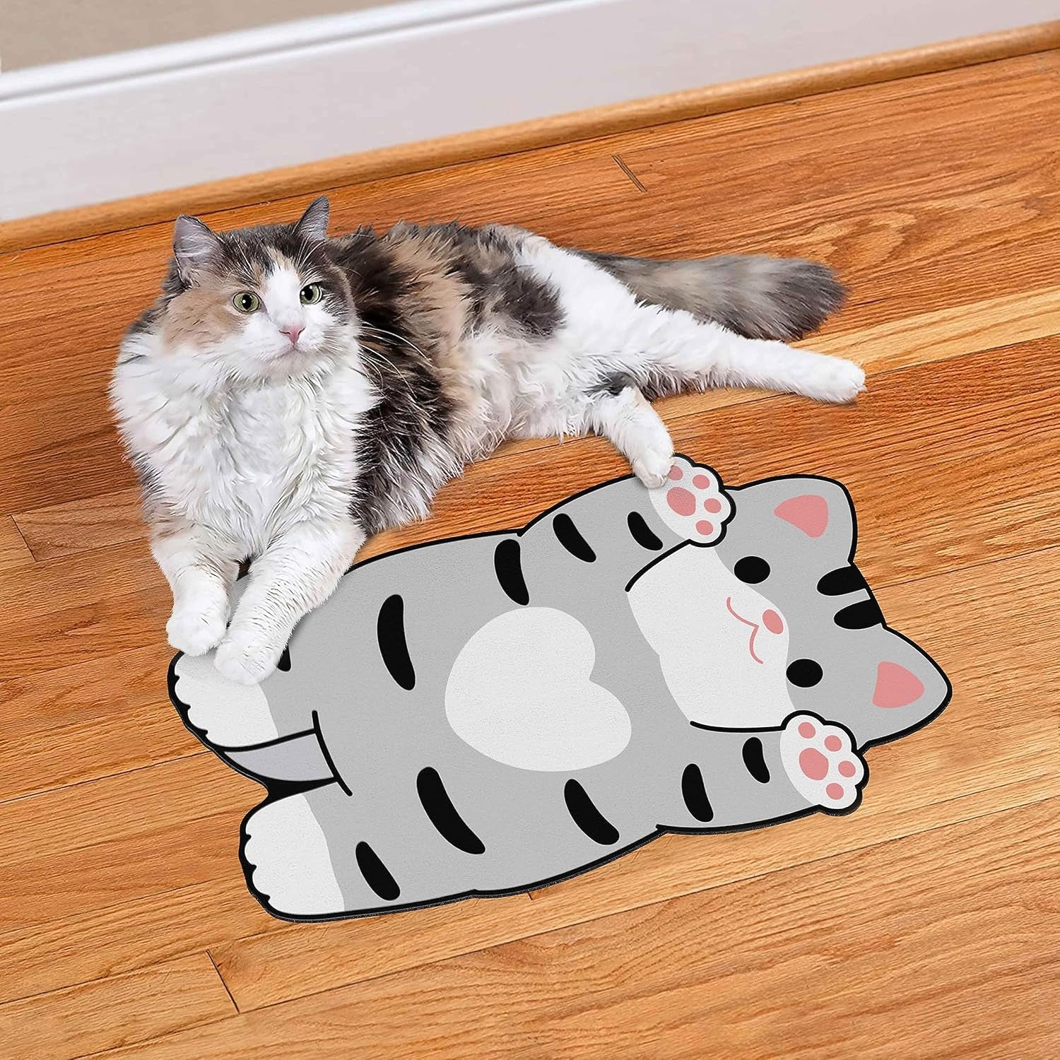 Cat Food Mat for Indoor Cats - No Stains
