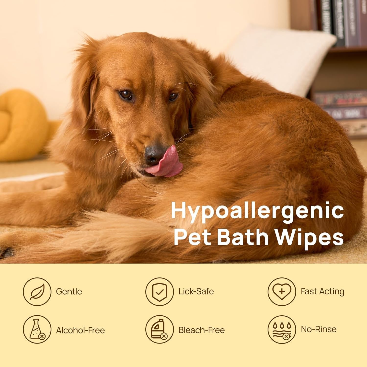 Cleaning Deodorizing Glove Wipes for Dog