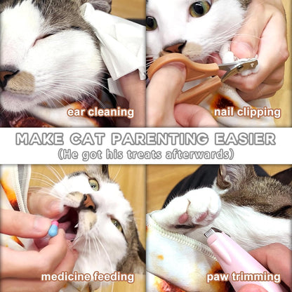 Cat Wrap for Cutting Nails,tortilla 
