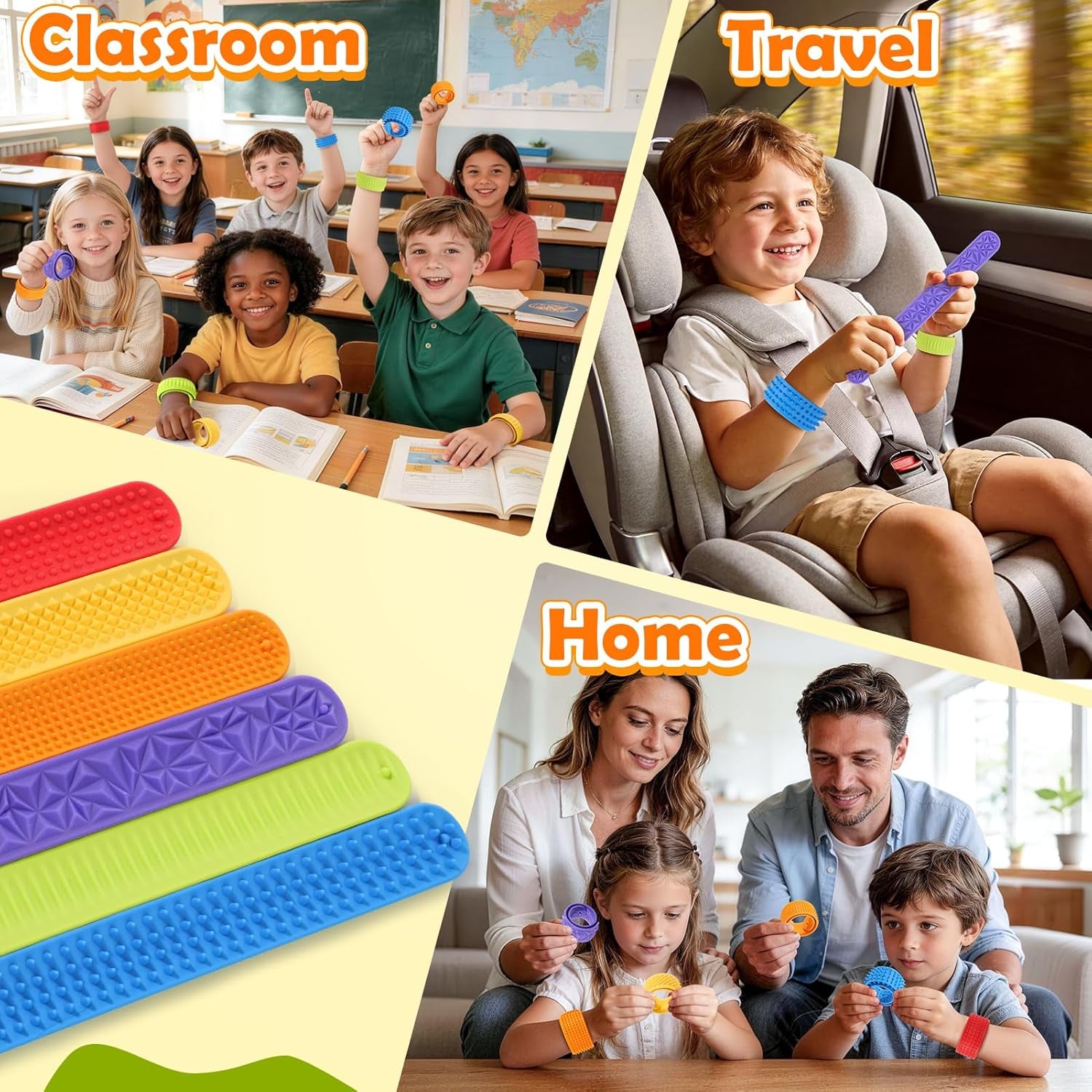 Sensory Fidget Toys for Kids:Textured