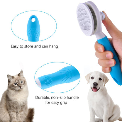 Self Cleaning Slicker Brush - Cat Brush 