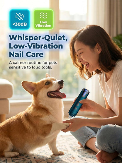 Super Quiet Dog Nail Grinder & Clippers
