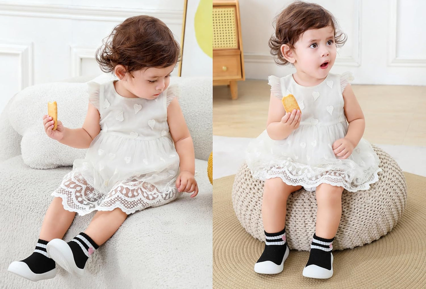 Baby Sock Shoes Toddler Walking Slippers