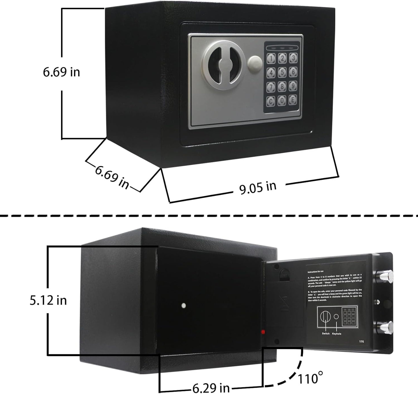 Electronic Deluxe Digital Security Safe 