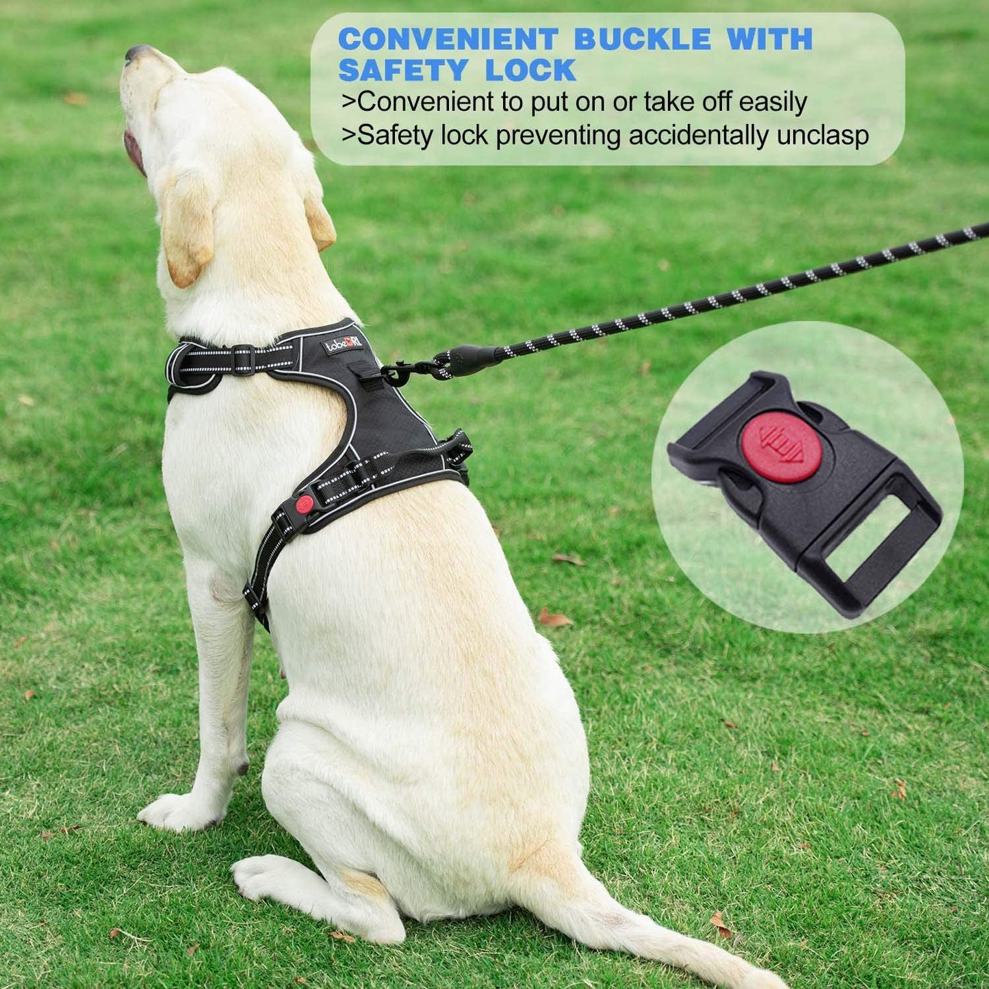 NoPull Dog Harness Adjustable Reflective