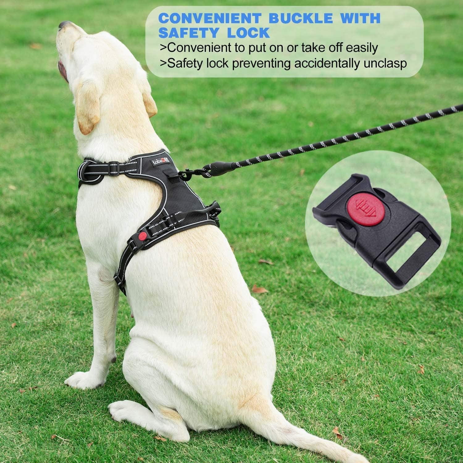 NoPull Dog Harness Adjustable Reflective
