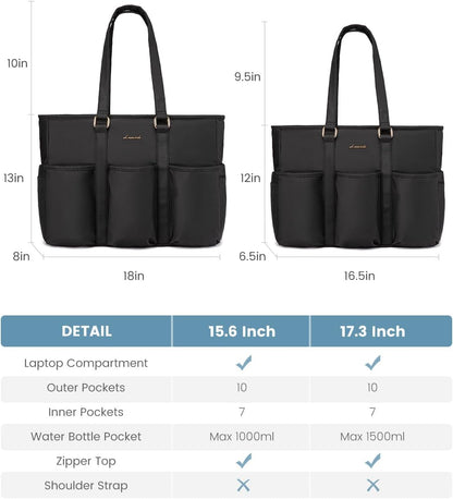 Laptop Tote Bag for Women Work, Teacher 