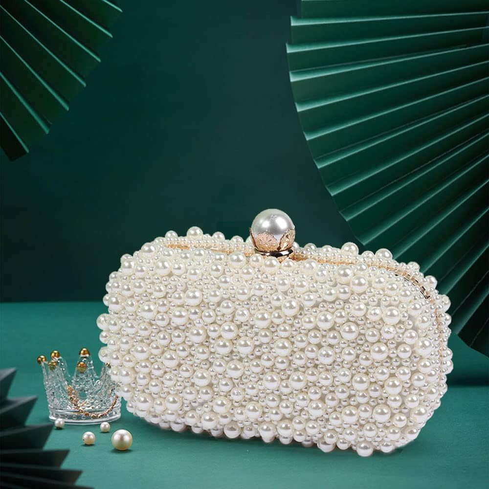 Women'S Evening Handbags Pearl Clutch