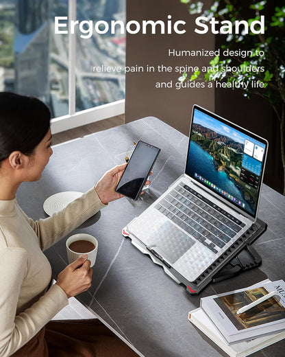 Laptop Cooling Pad 5 Fans up to17.3 Inch