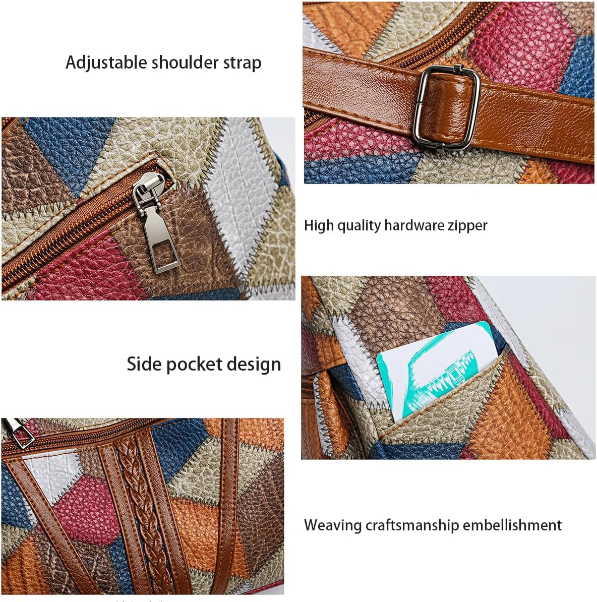 Trendy Crocodile Print Soft Leather Tot
