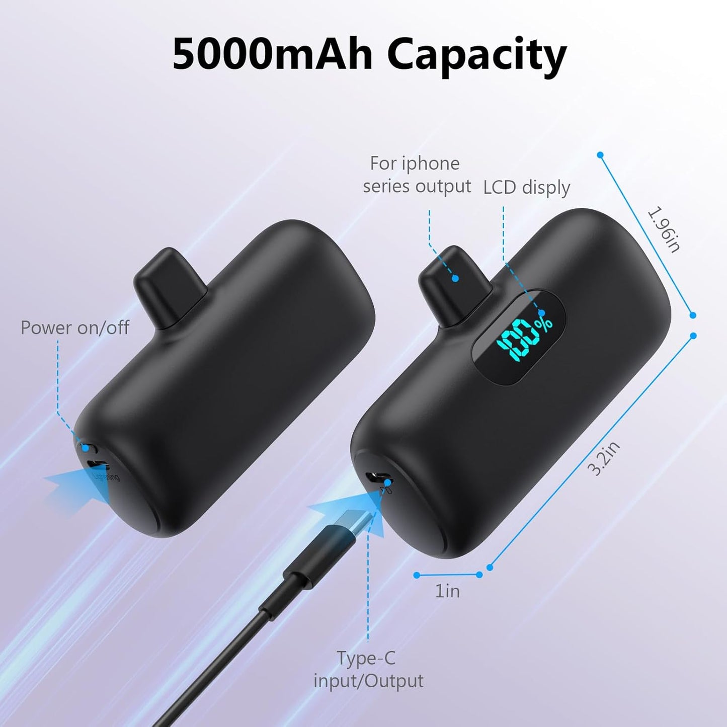 Mini Portable Charger for Iphone 14/13