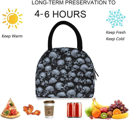 Trendy Gothic Skulls Dark Insulated