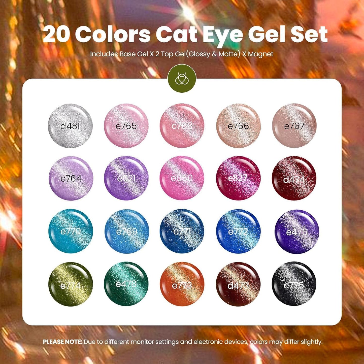 Beetles Cat Eye Gel Nail Polish Set 