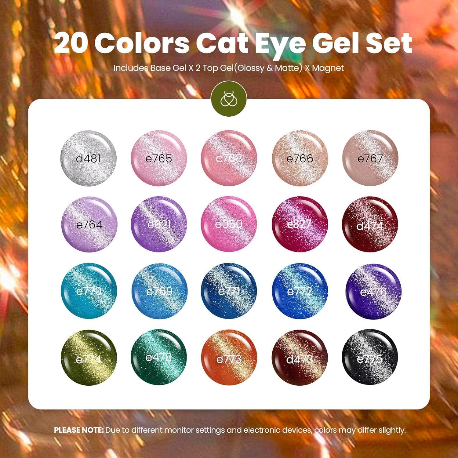 Beetles Cat Eye Gel Nail Polish Set 