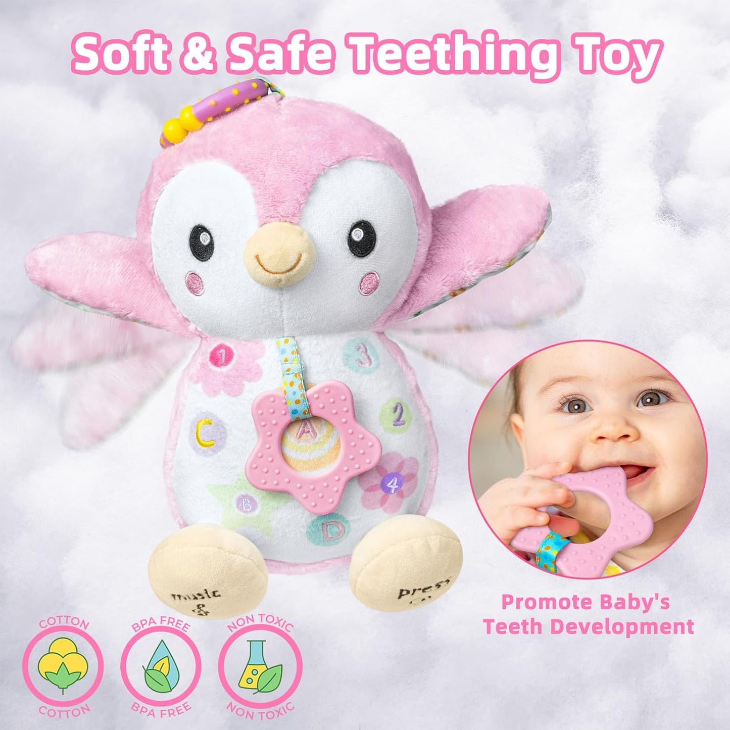 Baby Toys 0-6 Months,Musical Plush