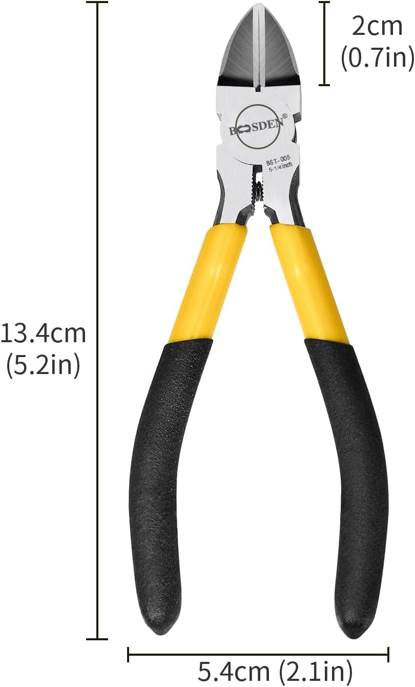 5" Wire Cutters 5 Pack,Precision Cutting