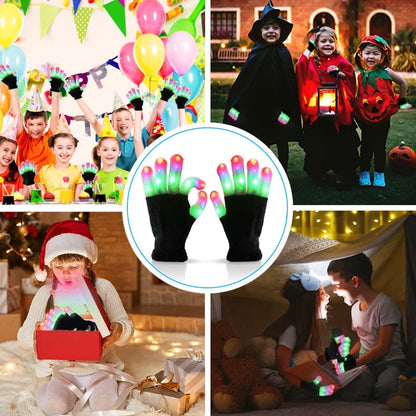 LED Light up Gloves Flashing Sensory Toy