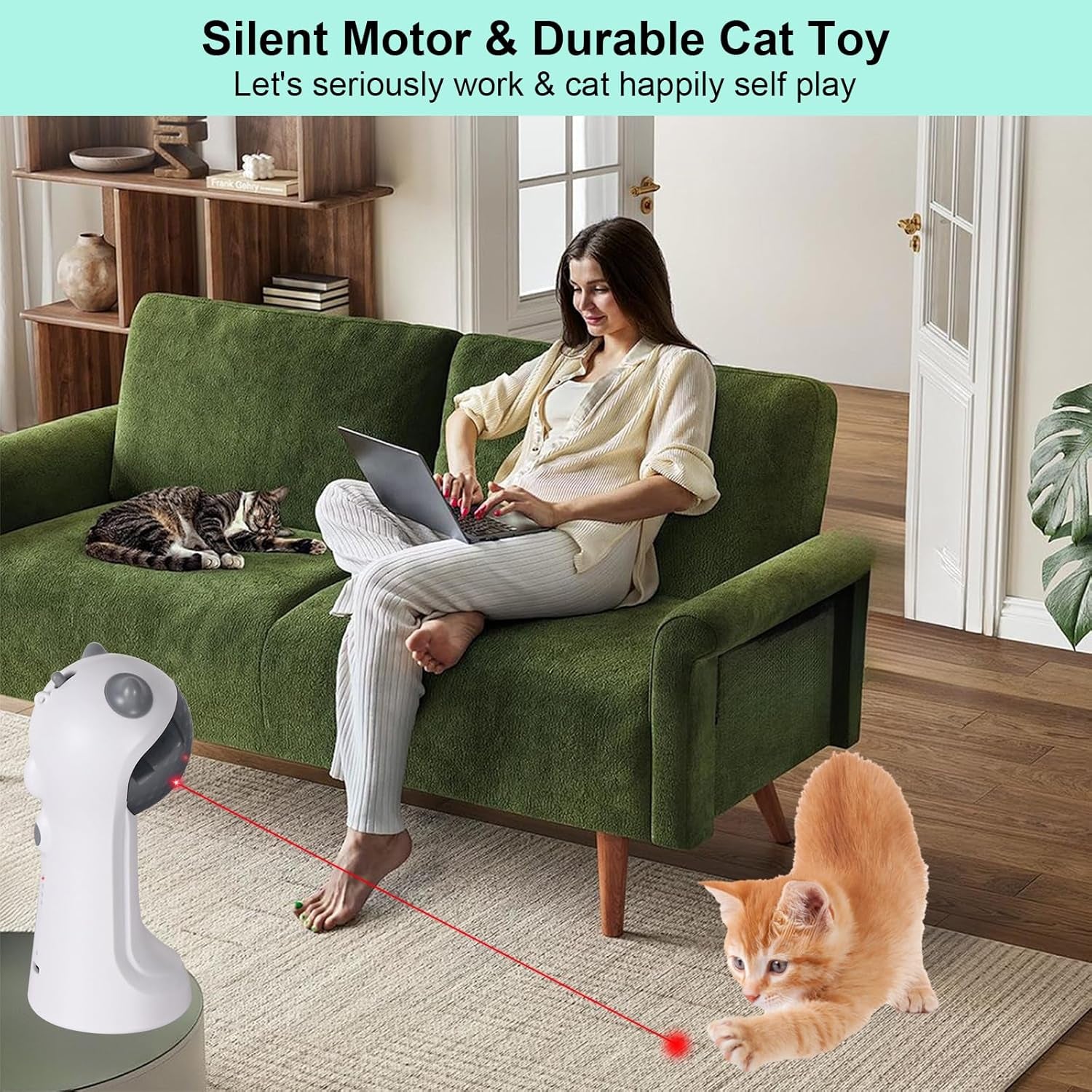 Cat Toy, Automatic Motion-Activated