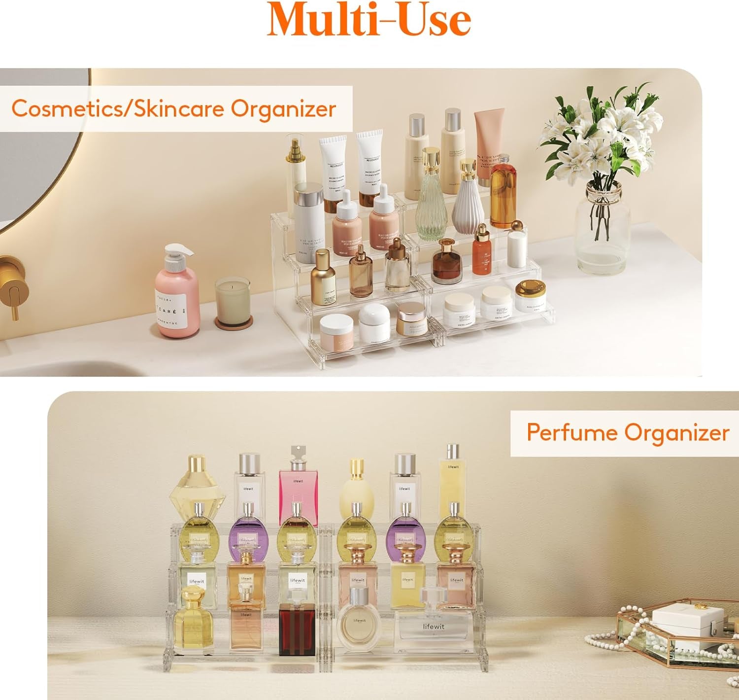 Perfume Organizer, Bedroom Decor
