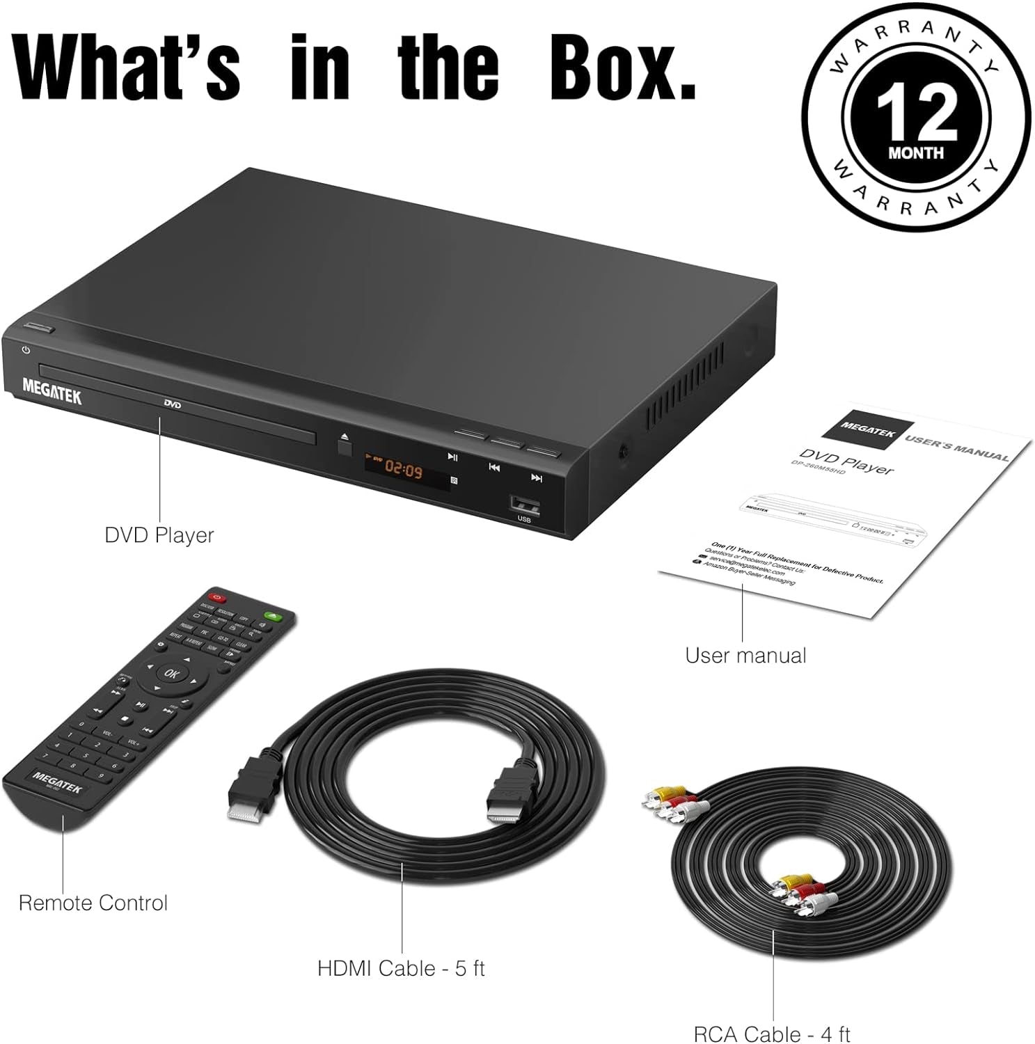 Region-Free HDMI DVD Player for TV