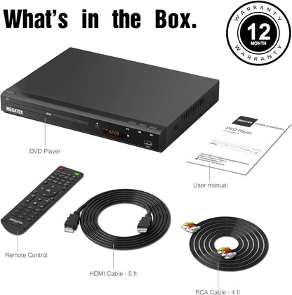 Region-Free HDMI DVD Player for TV