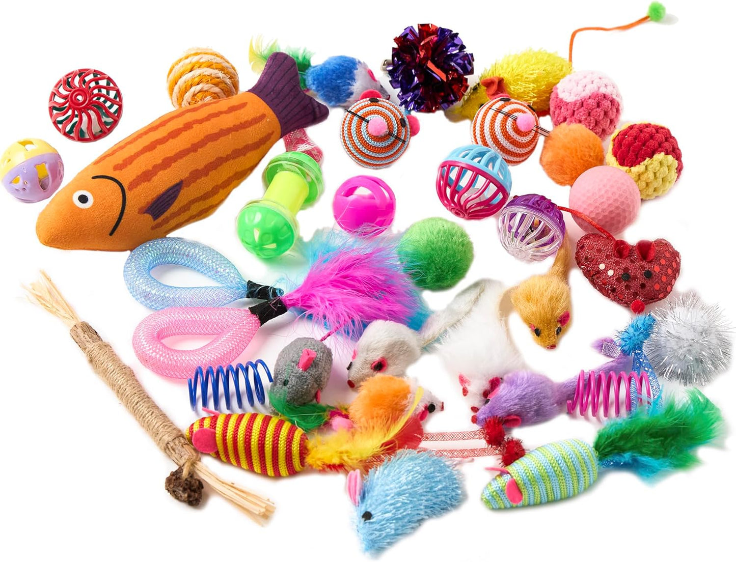 Cat Toys Variety Pack for Kitty 20 Pcs