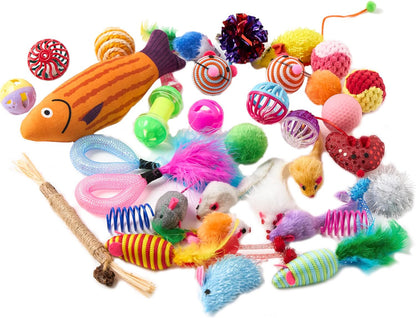 Cat Toys Variety Pack for Kitty 20 Pcs
