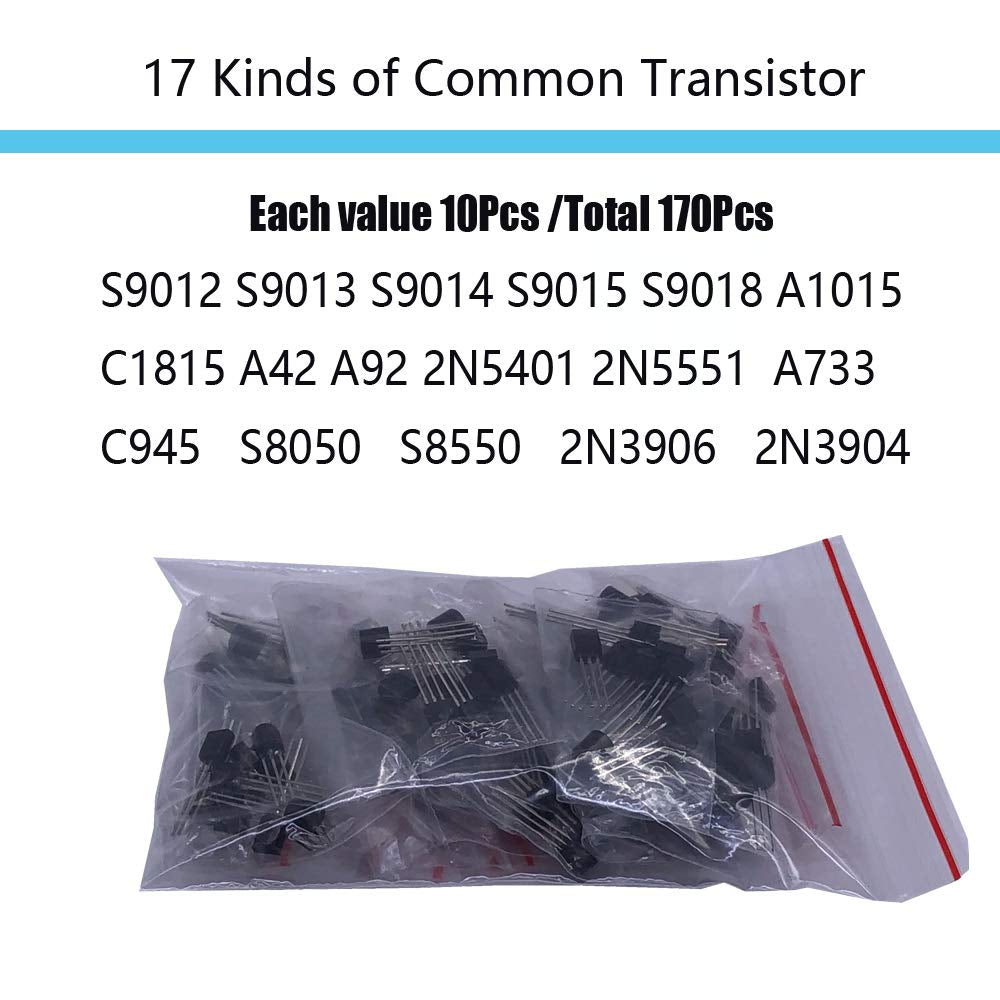 Electronic Component Kit Total 1390 Pcs