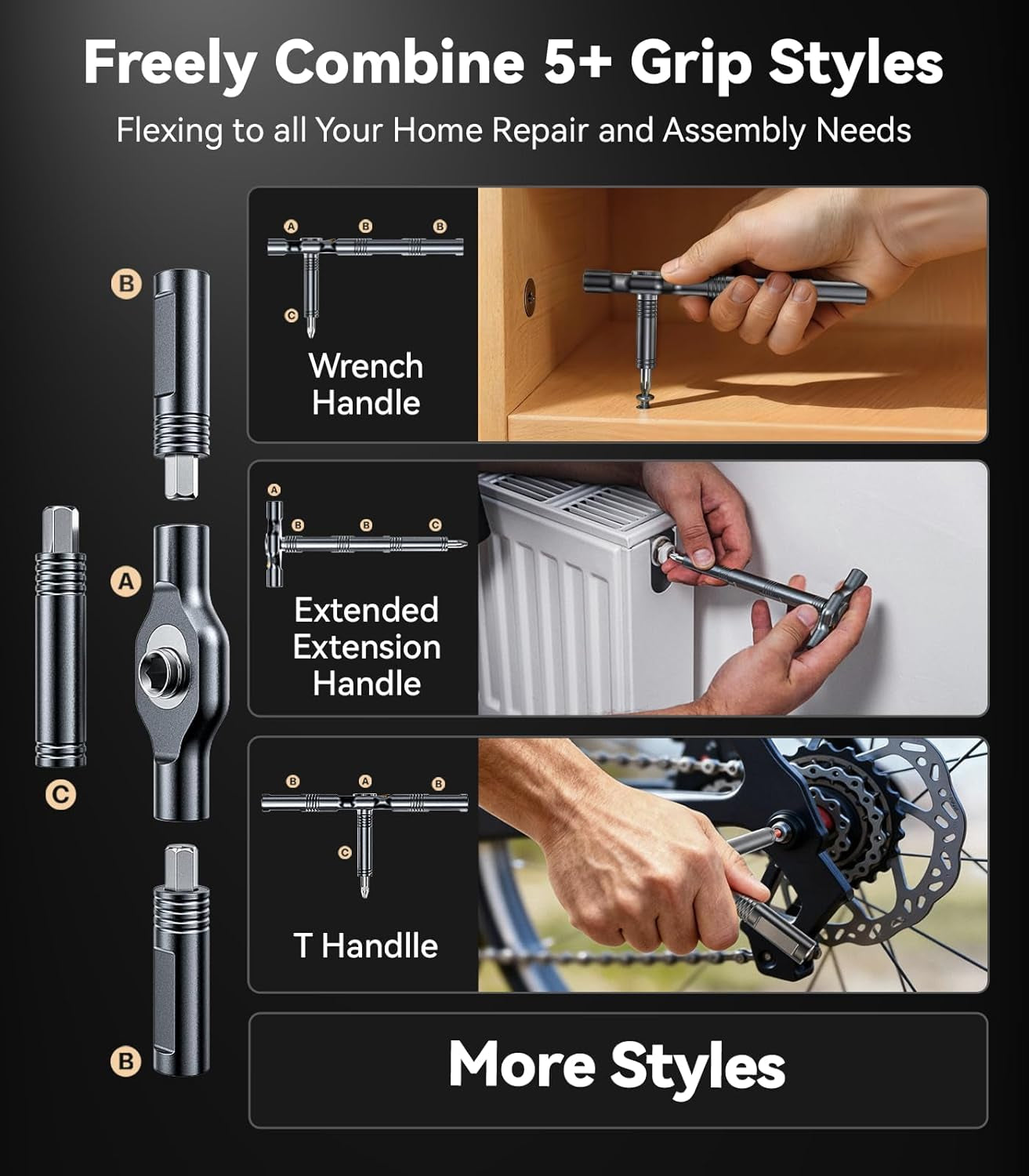 32In1 T Handle Magnetic Ratchet